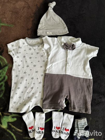 Детские вещи пакетом 62-86