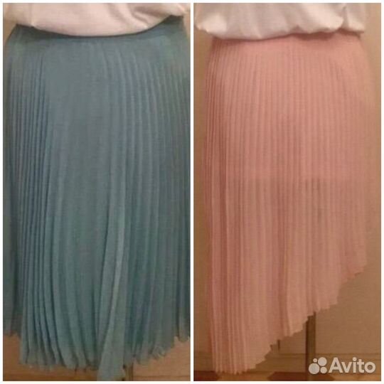 Плиссированные юбки Zara новые