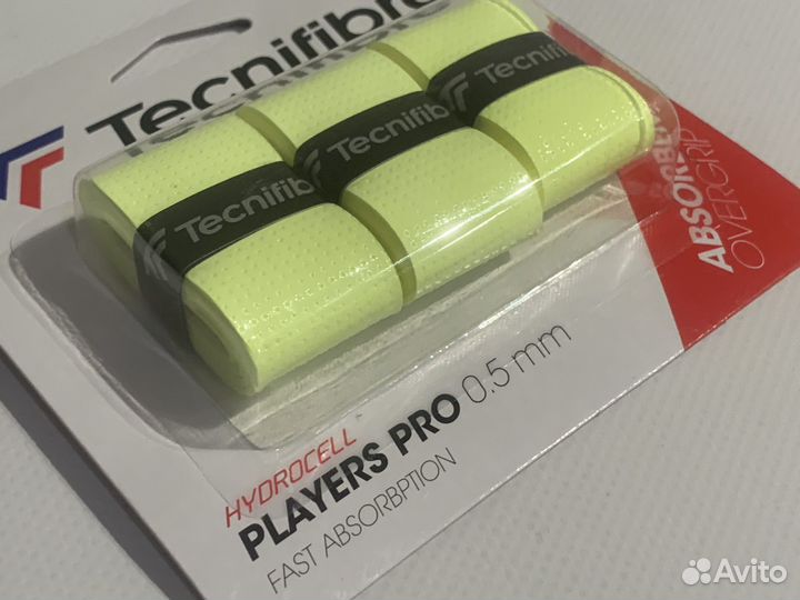 Намотки Tecnifibre Players Pro Neon 3 шт