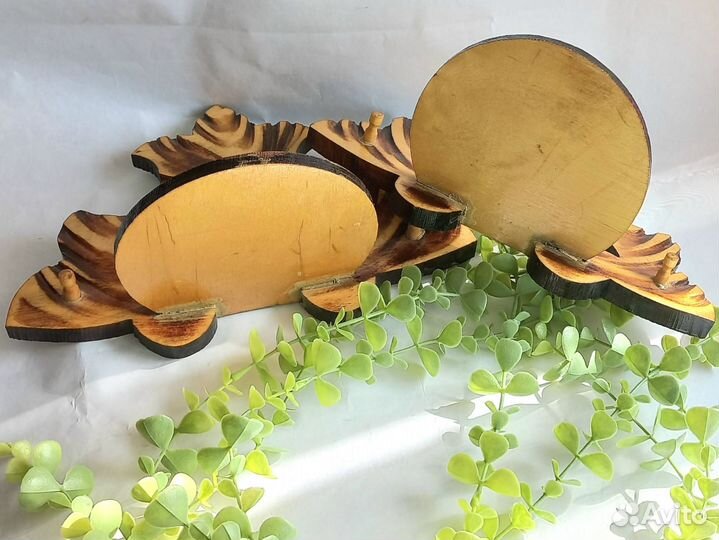 Полка настенная деревянная для цветов СССР