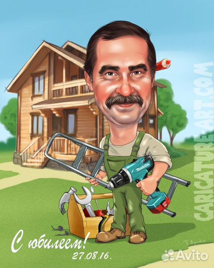 Шаржи на заказ по фото в Оренбурге