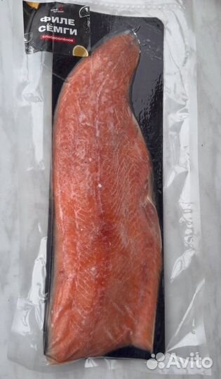 Филе сёмги слабой соли с костью