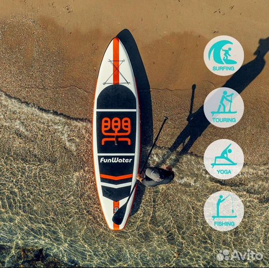 Новый сап борд (sup board) от funwater