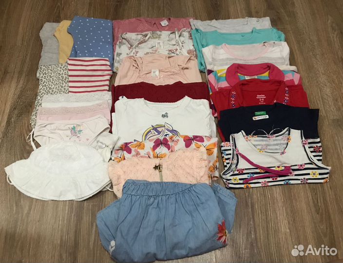 Вещи пакетом для девочки 86 92 hm