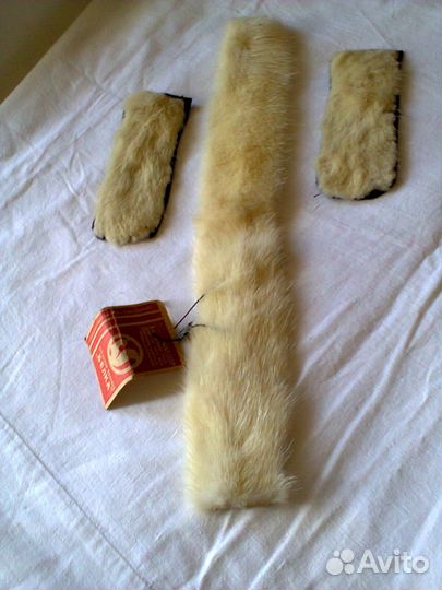 Воротник меховой норка на рукоделие или носить