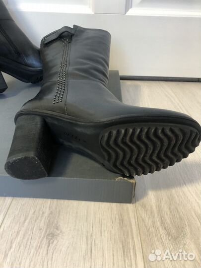 Зимние женские сапоги 38 натуральная кожа