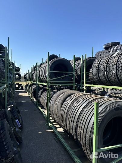 Резина на руль 385/65 r22.5 Advance GL256F 164k