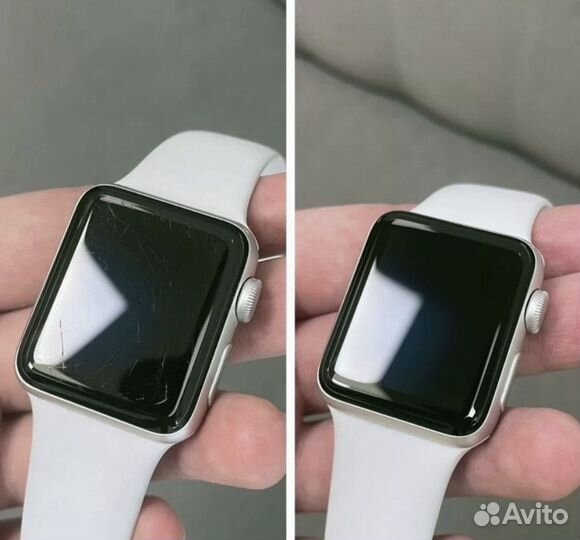 Полировка стекла apple watch