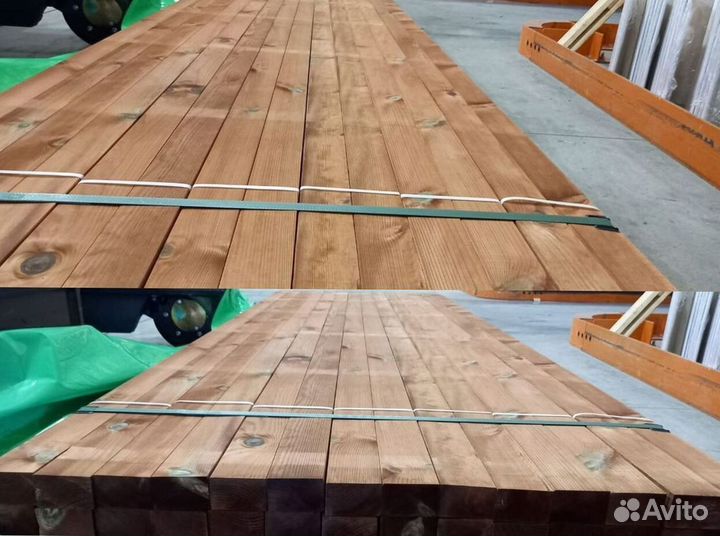 Брусок строганый 45*70*2000 мм AB импрегнированный