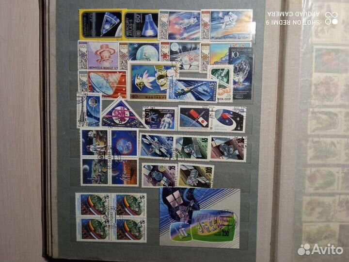 Почтовые марки. Космос