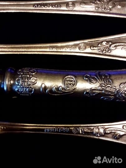 Набор столовых приборов. Мельхиор. Р.М.З