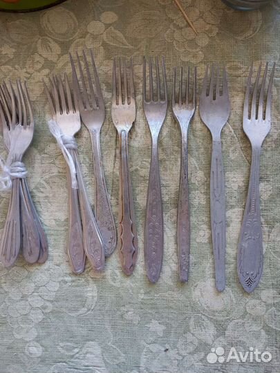 Кружка, стаканы, ложки, вилки, сковородки СССР