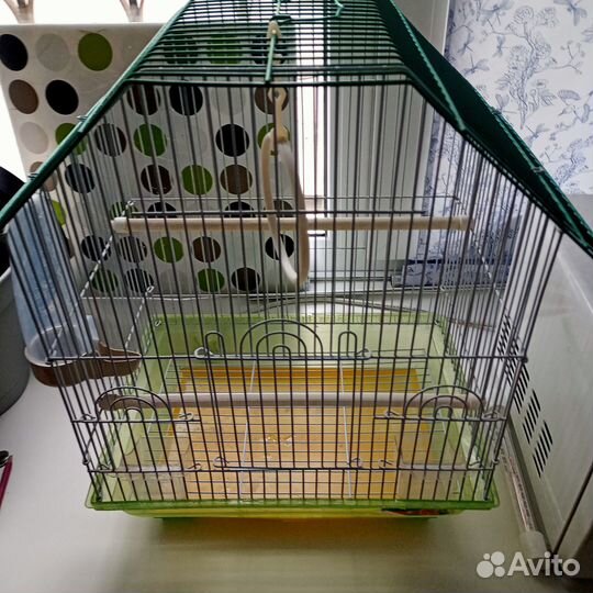 Продам клетку для попугая б/у 500