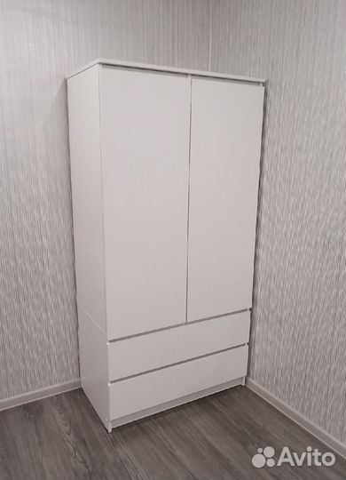 Шкaф Мopи 2-х cтвopчатый мш 900 белый