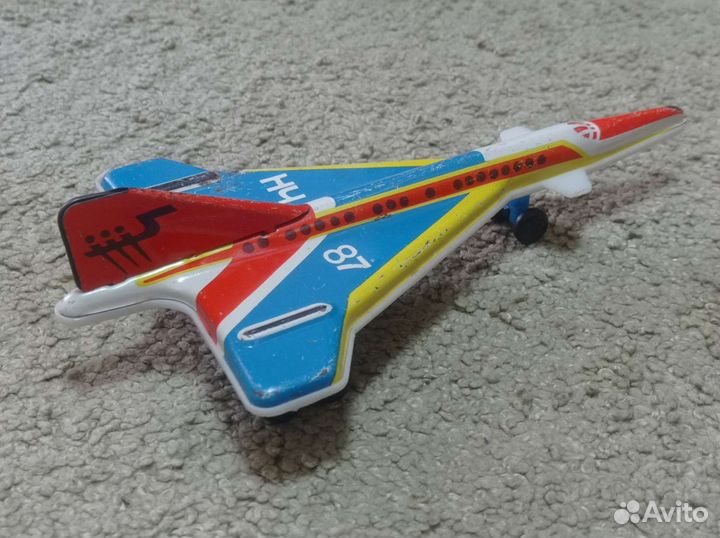 Самолет железный нч-87 игрушка