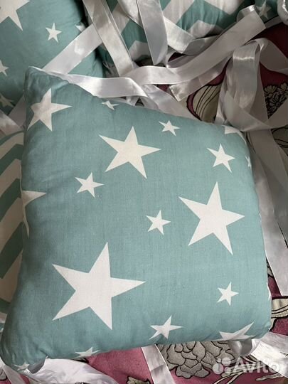 Бортики подушечки в кроватку