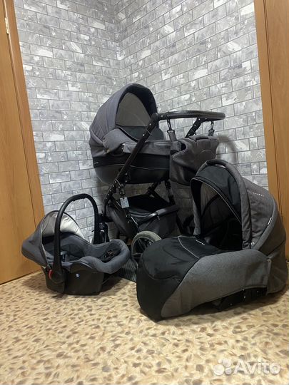 Коляска Riko Bruno Natural 3 в 1