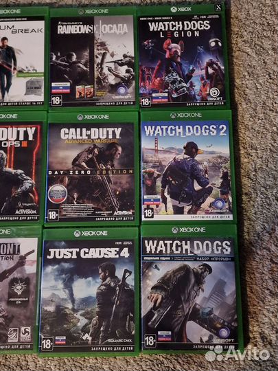 Xbox one игры на дисках