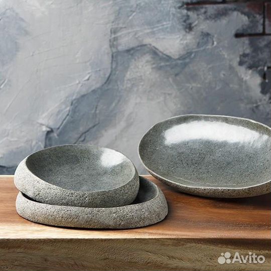 Поднос каменный
