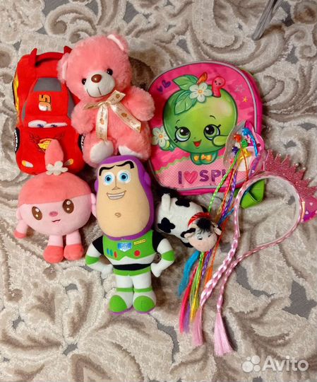 Игрушки пакетом. Мини коврики для ванной