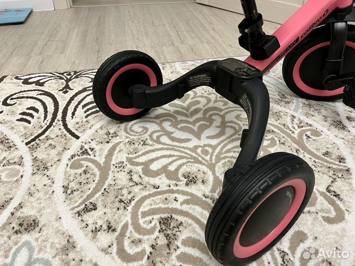 Детский трехколесный велосипед беговел 3в1