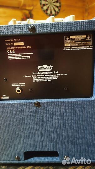 Ламповый гитарный мини комбоусилитель VOX