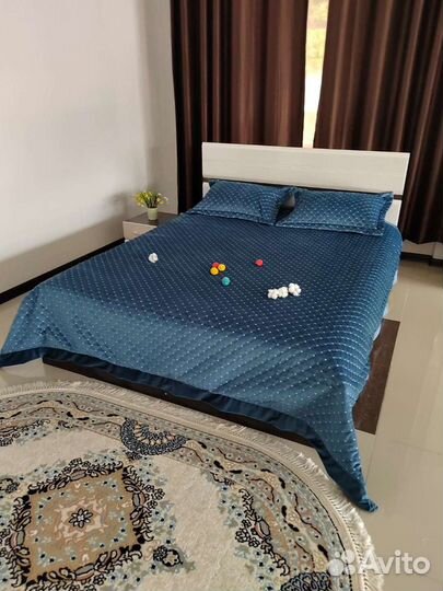 Покрывало велюр на кровать