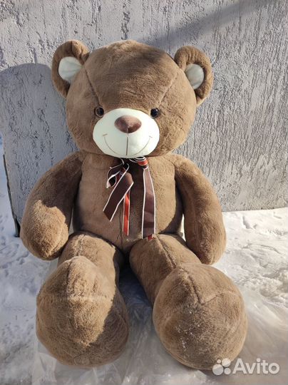 Большой плюшевый медведь премиум мишка мягкий