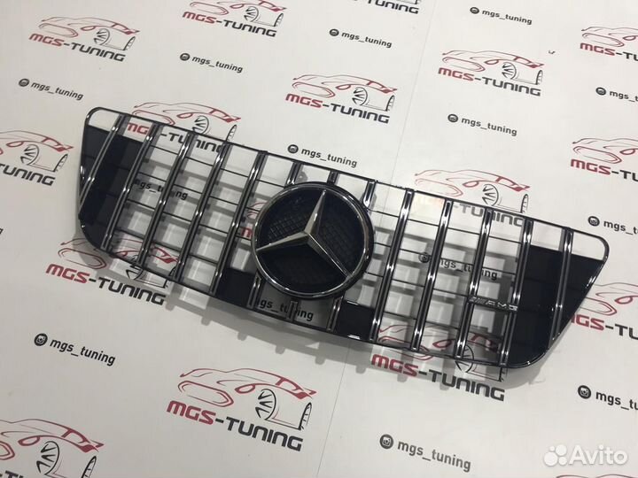 Решетка ML-Class Хром звезда w164 GT AMG
