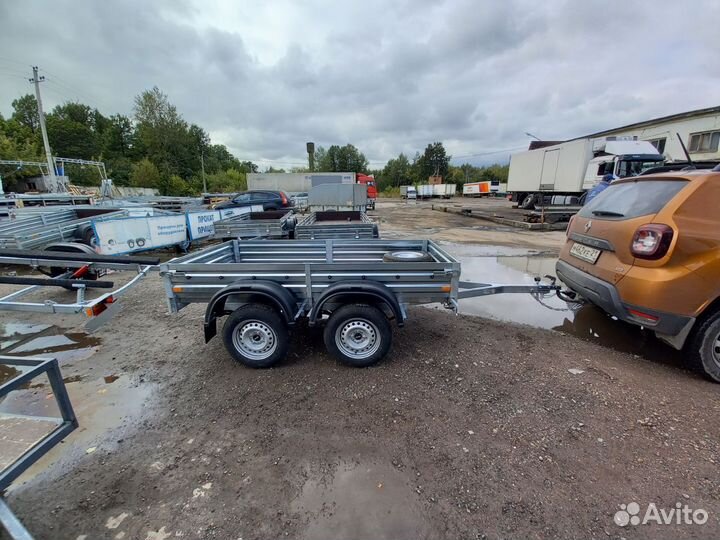 Прицеп легковой двухосный мзса. Рассрочка. Кредит