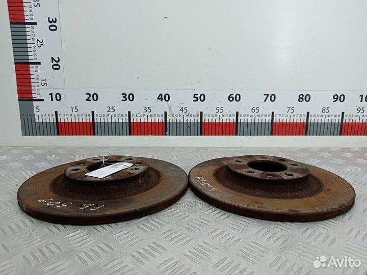 Диск тормозной задний для Peugeot-Citroen 407