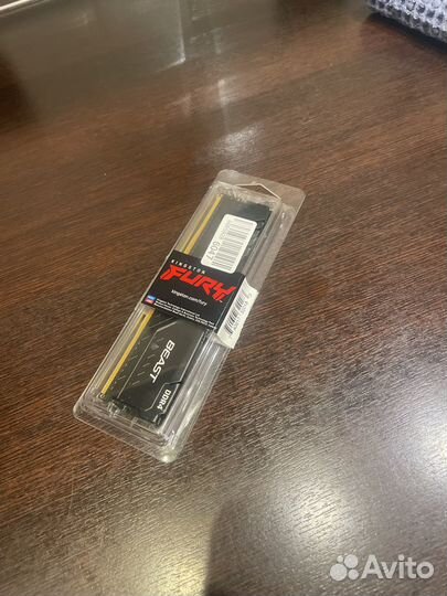 Оперативная память DDR4 Kingston Fury 8гб 2666мгц