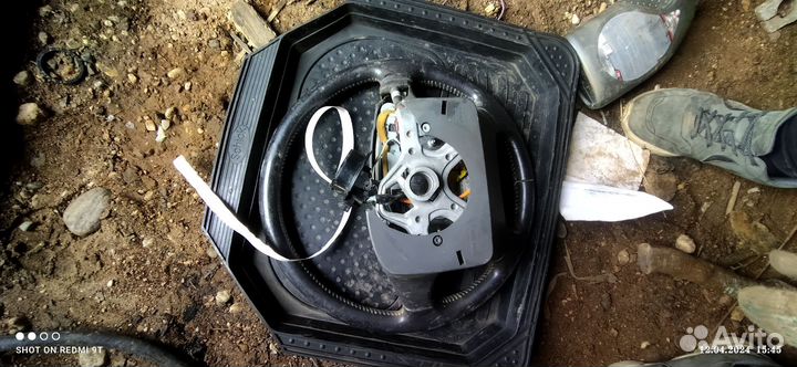 Руль на volvo v70 2 поколение c подушкой airbeg