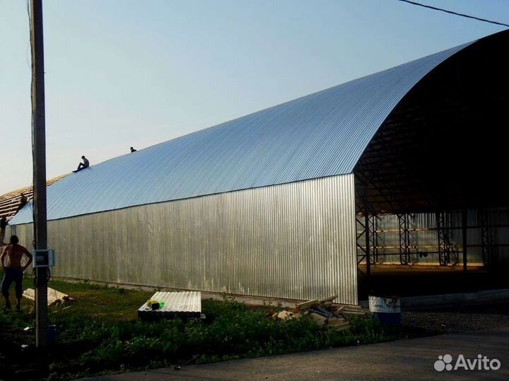 Ангар 18х60м. / Ангар под Производство Тип В