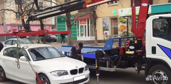 Эвакуатор частник. Кран манипулятор