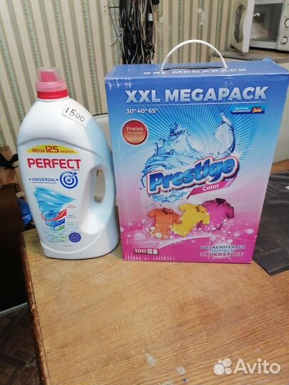 Гель для стирки. 5 литров и порошок