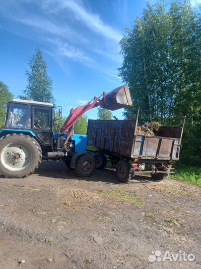 Услуги трактора мтз