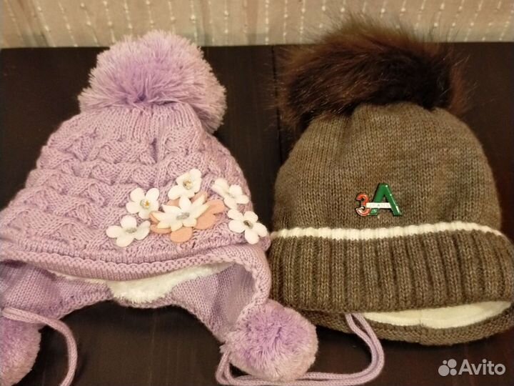 Шапка на девочку, зимняяНовая