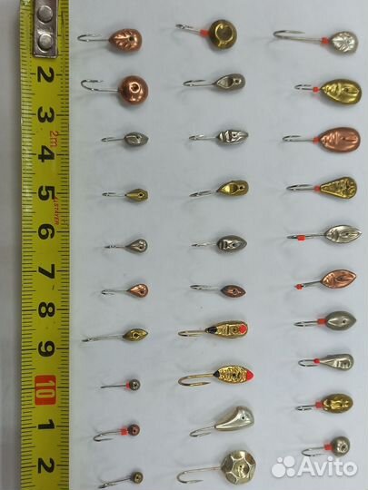 Мормышки свинцовые 30шт. Набор#1