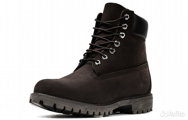 Timberland premium Outdoor Boots Men High-top Black (45)