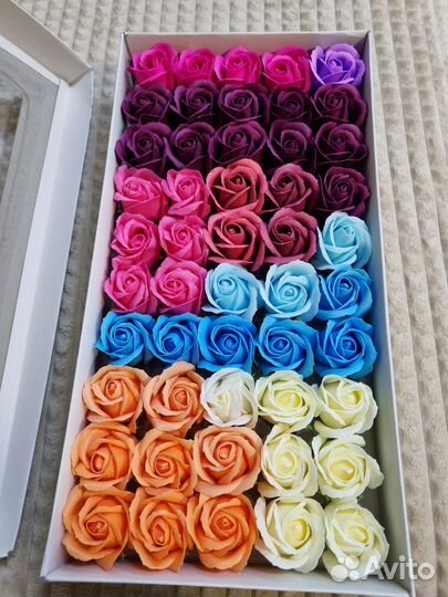 Мыльные розы 50 шт