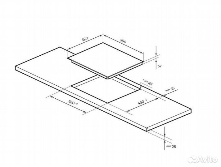 Варочная панель электрическая LEX HH 6040 BL