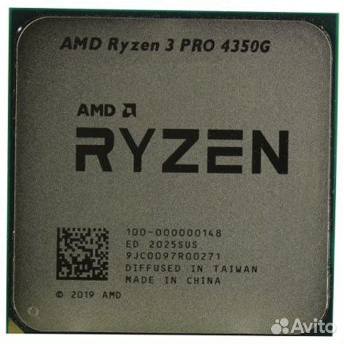 Процессор Soc-AM4 AMD Ryzen 3 PRO 4350G OEM (100-0