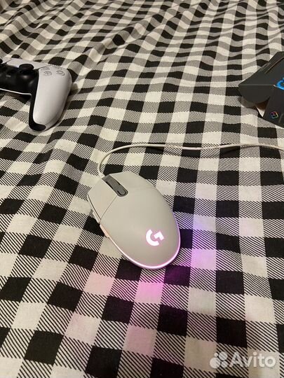 Игровая мышь logitech g102 lightsync белая