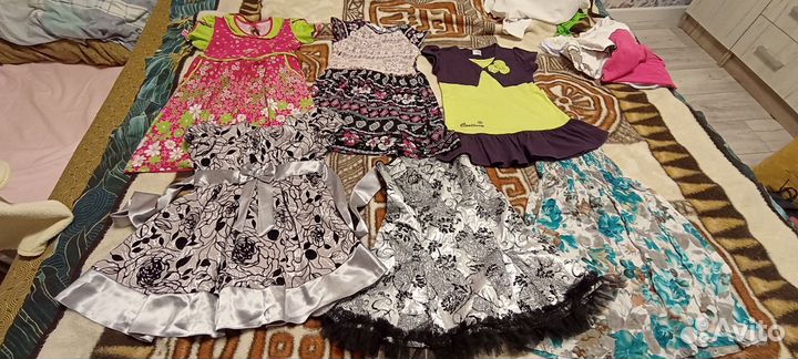 Вещи пакетом на девочку 110-116 бесплатно