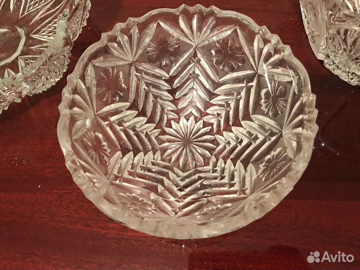 Благородный хрусталь. Конфетницы, Салатницы