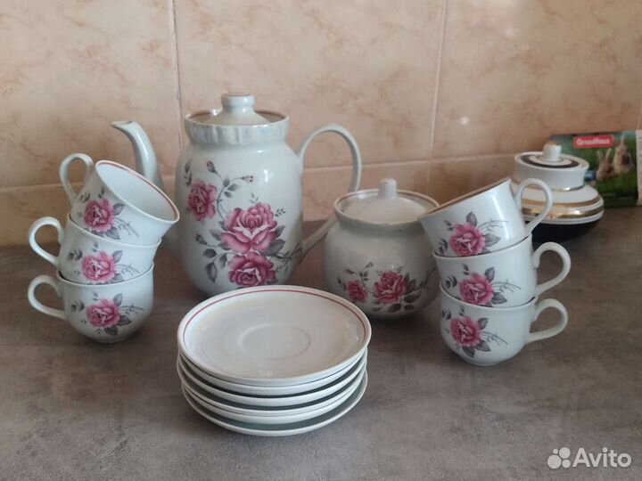 Сервиз СССР Барановка Розы