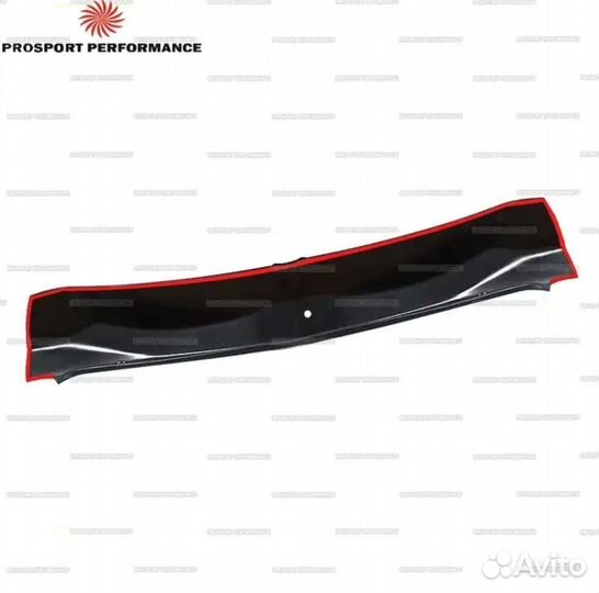 Защитная накладка на порог багажника на Рено Логан