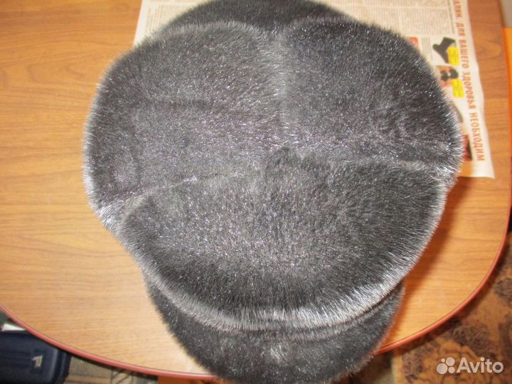 Зимняя кепка мужская, сделана из натурального меха