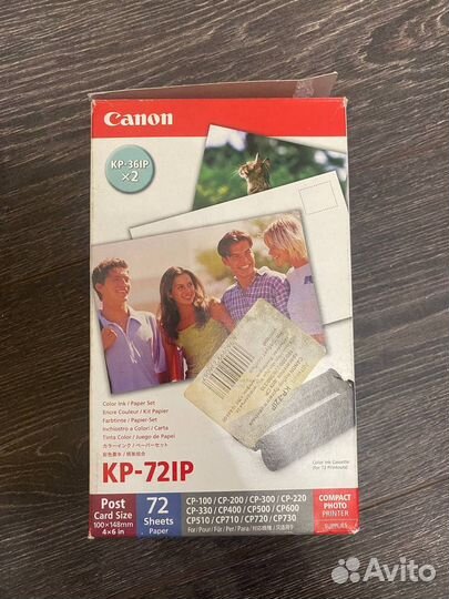 Фотопринтер Canon selphy cp710 + бумага для печати